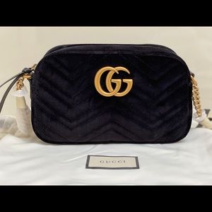 ❌SOLD!❌ ⭐️ Gucci Small Velvet Marmont Bag! ⭐️